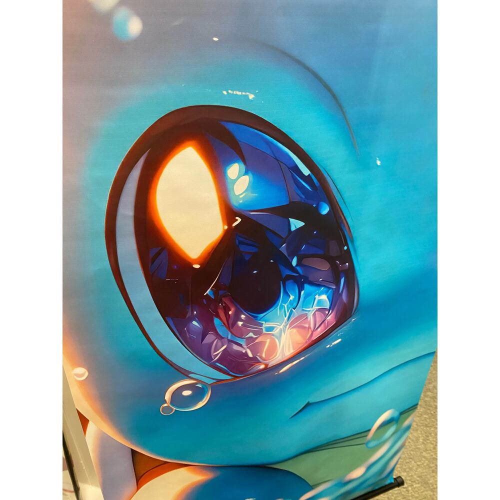 Pokemon SquirtleWall Scroll Tapestry Print On Synthetic Canvas